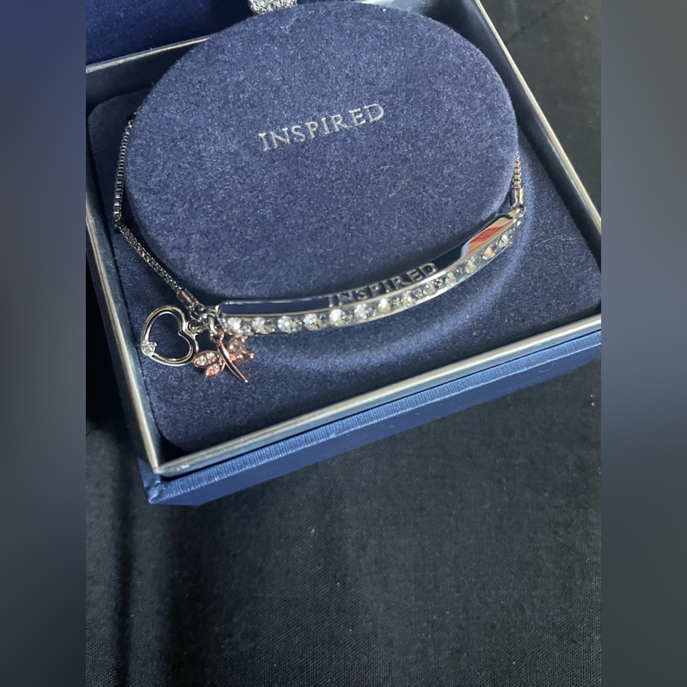 Swarovski Bracelet with Dragonfly Charms - Picture 7 of 8